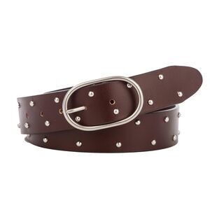 4625 Women's Leather Belt | Stylish Classic Modern Jeans Pants Skirt